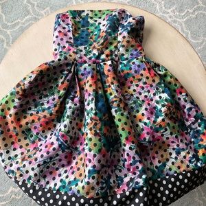 NWOT Polka dot and floral party dress Size 10 ✨